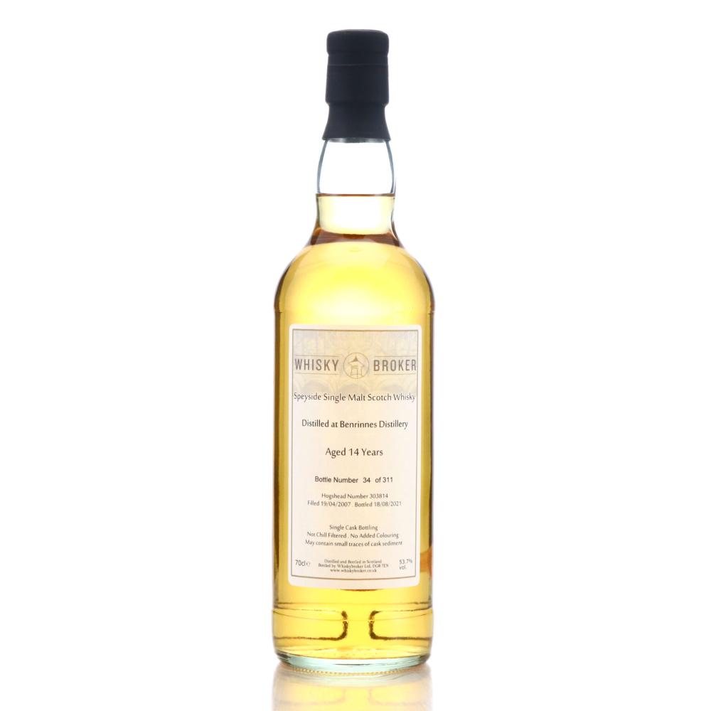 Benrinnes 2007 Whisky Broker 14 Year Old