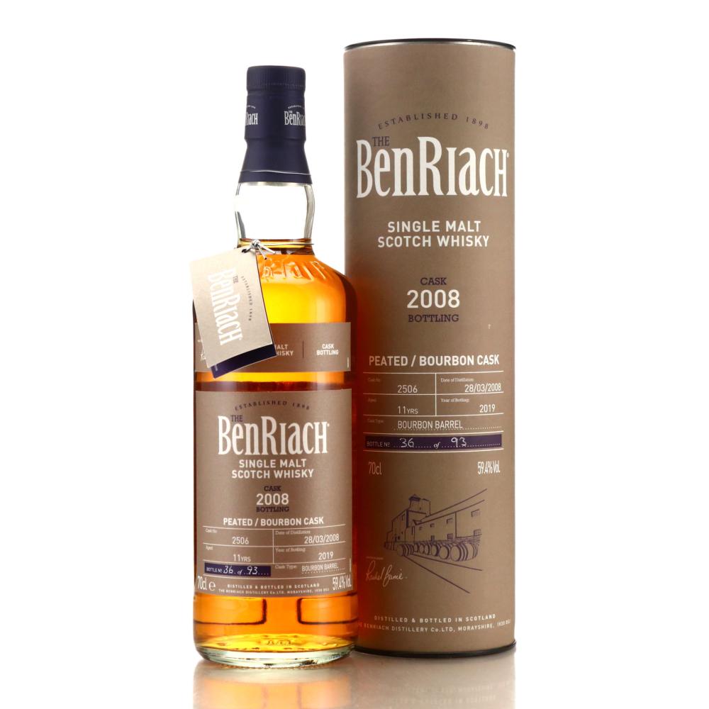 Benriach 2008 Peated Single Bourbon Cask 11 Year Old #2506