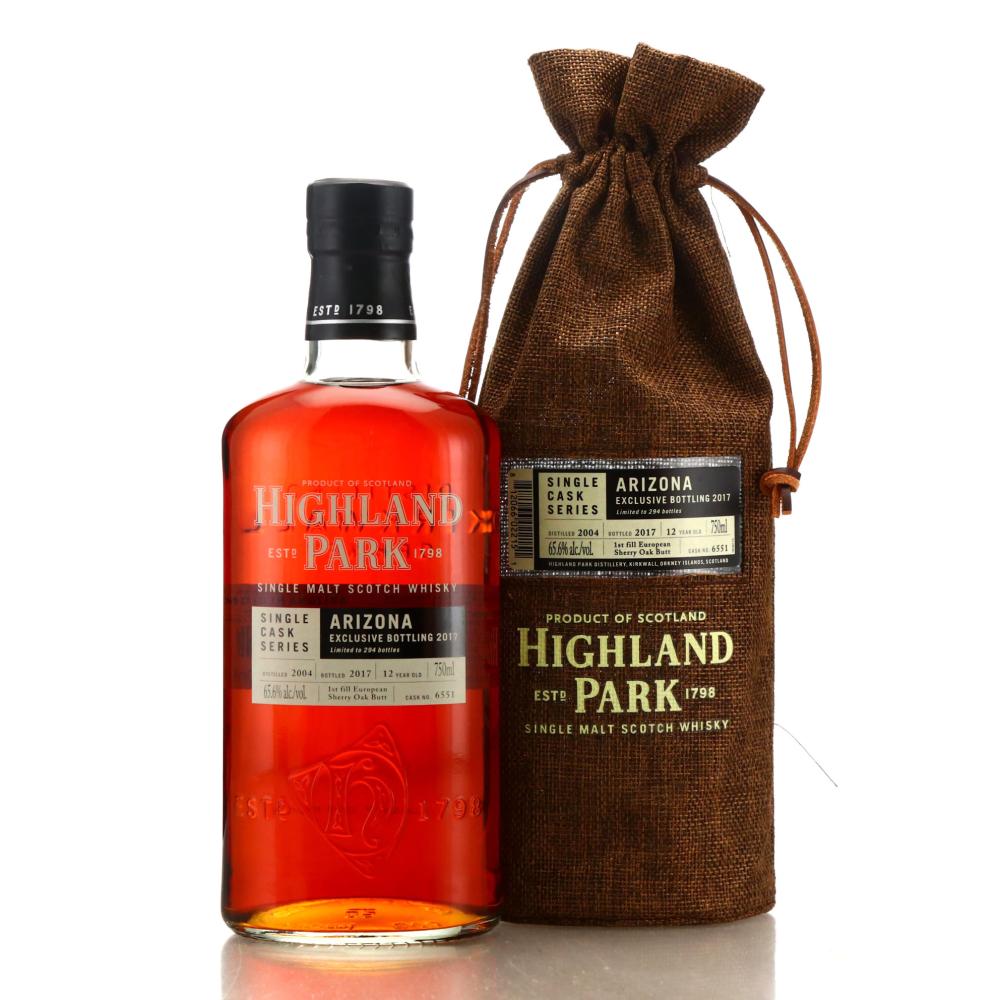 Highland Park 2004 Single Sherry Cask 12 Year Old #6551 75cl / Arizona 2017