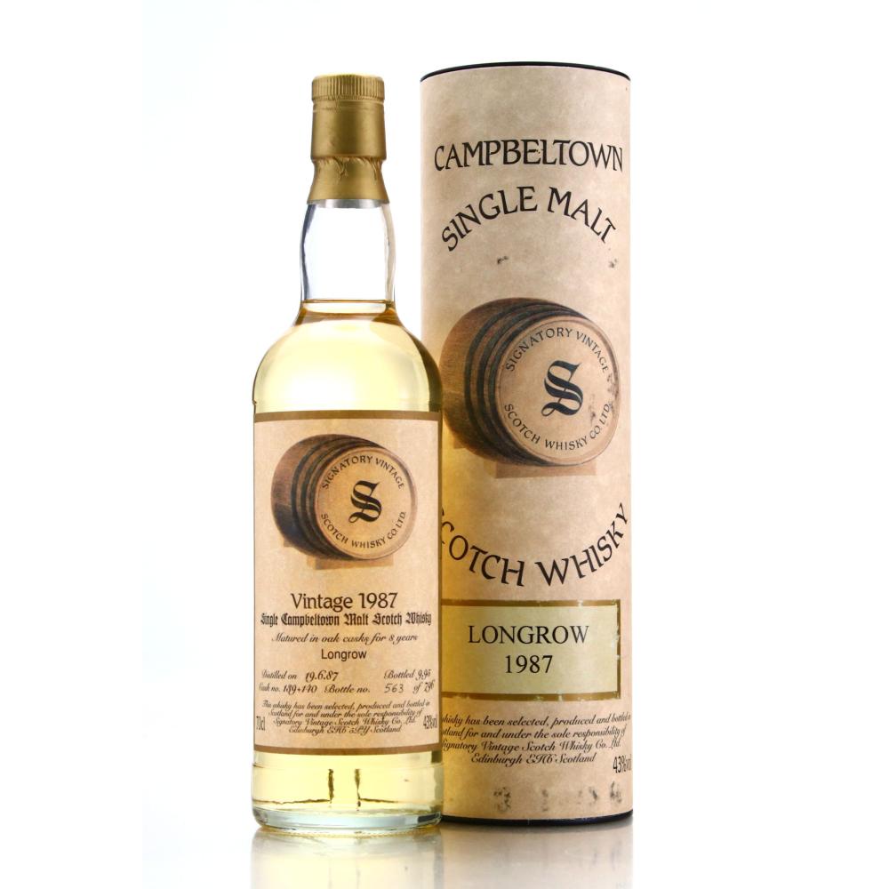 Longrow 1987 Signatory Vintage 8 Year Old