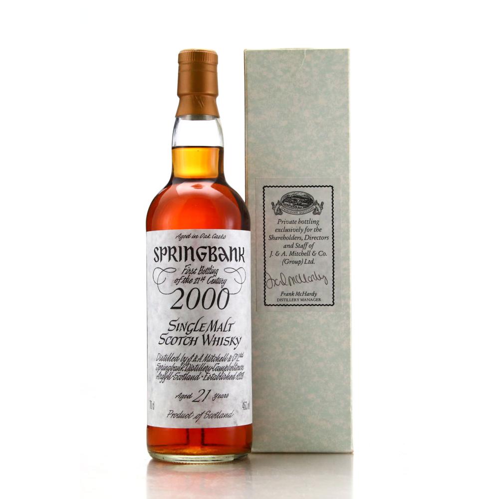Springbank 2000 21 Year Old / First Bottle Of The 21st Century