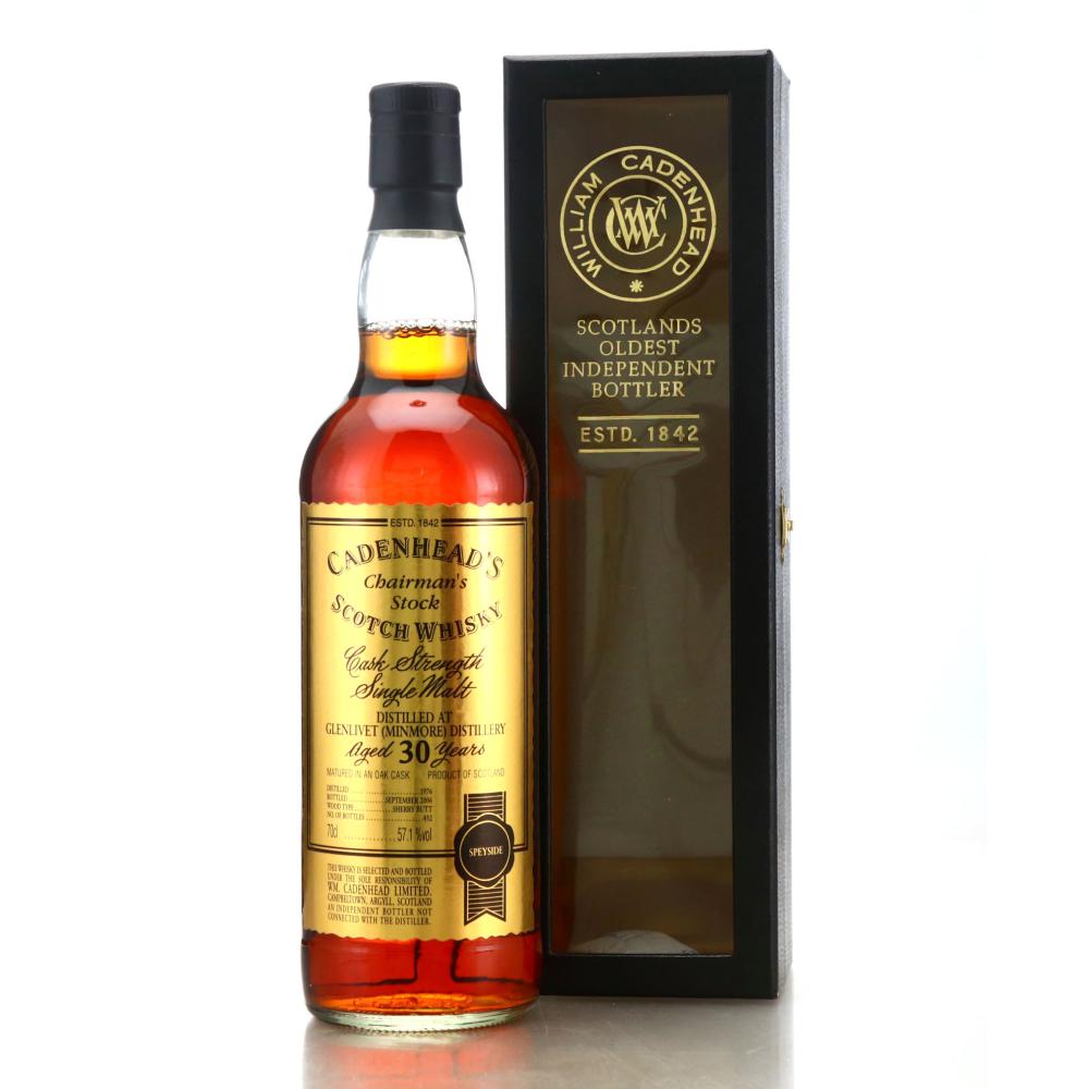 Glenlivet 1976 Cadenhead's 30 Year Old Chairman's Stock