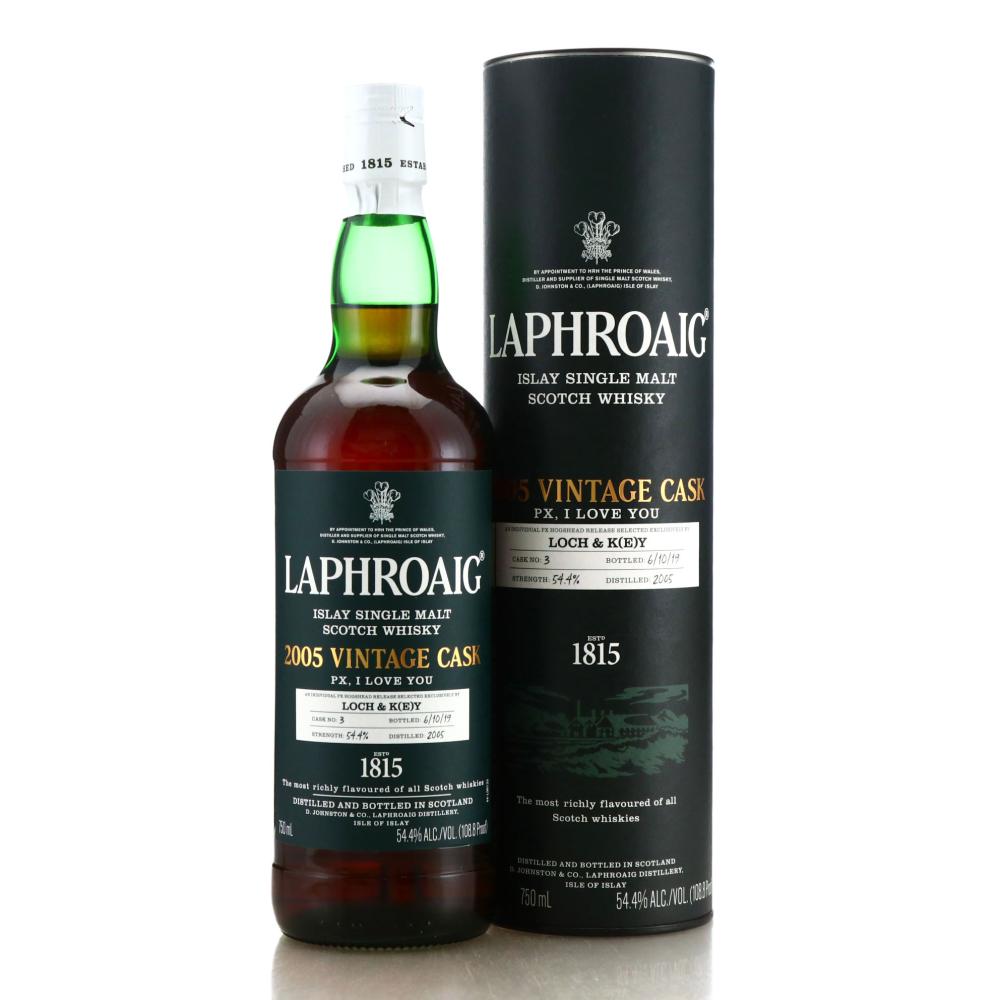 Laphroaig 2005 Vintage Cask 'PX, I Love You' 75cl / Loch & Key 