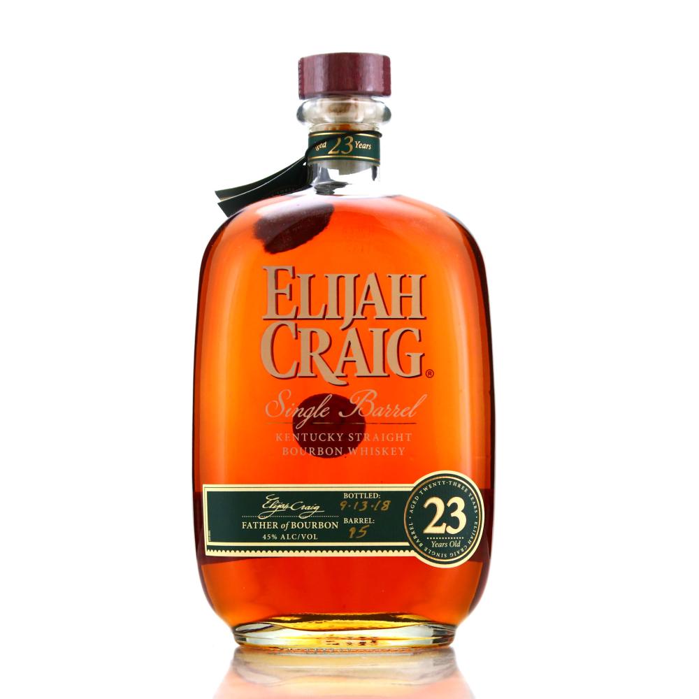 Elijah Craig 23 Year Old Single Barrel 2018