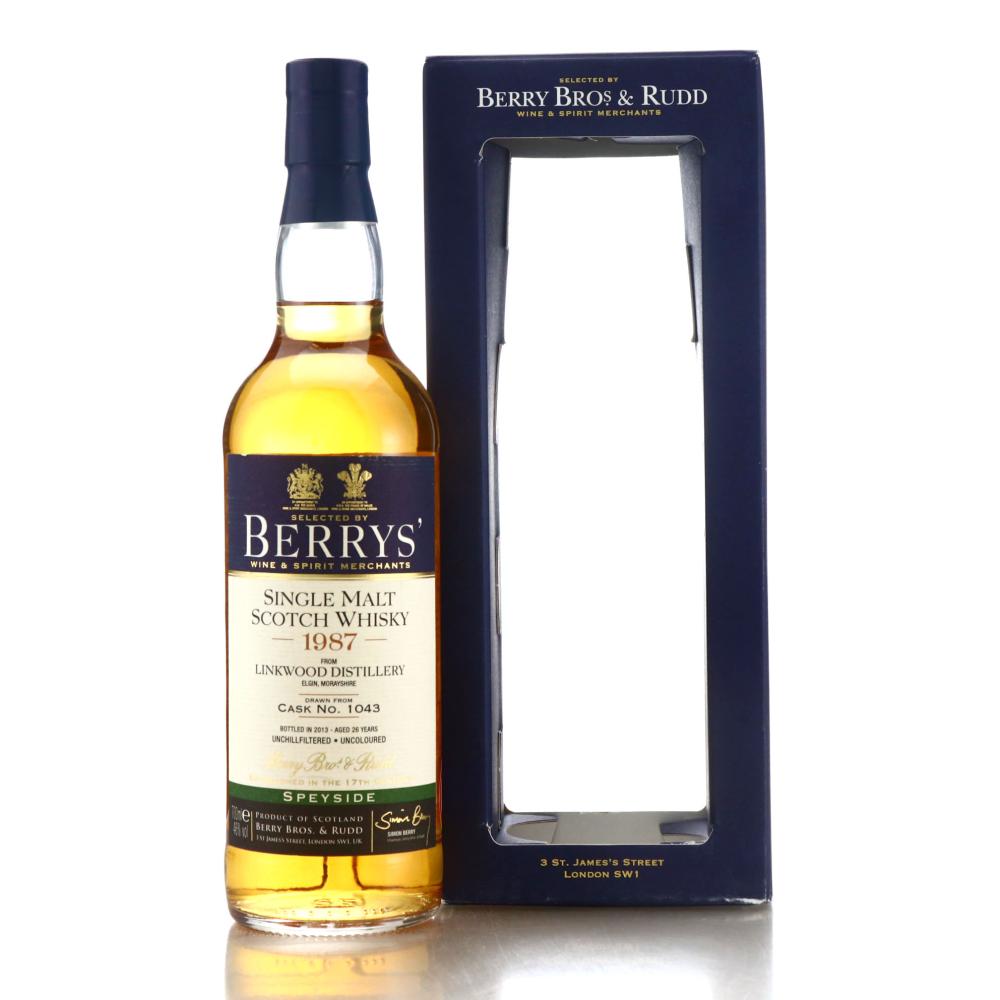 Linkwood 1987 Berry Brothers and Rudd 26 Year Old