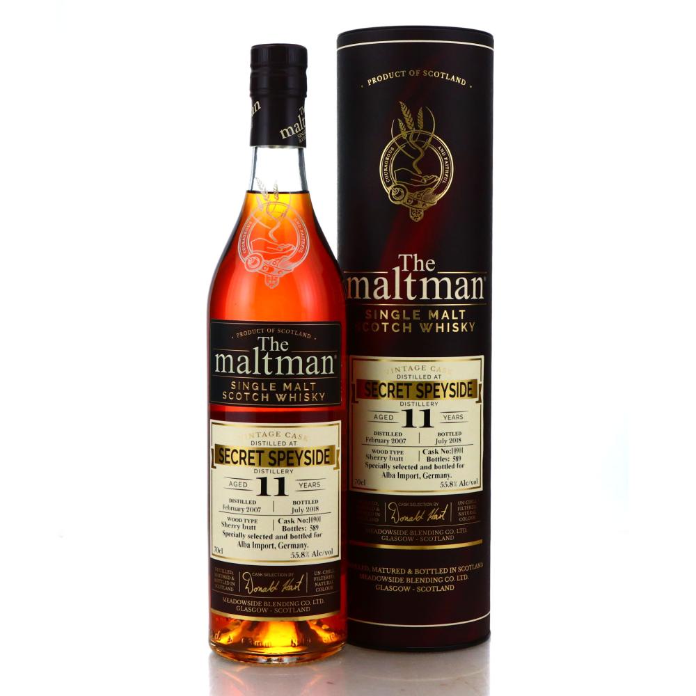 Macallan 'Secret Speyside' 2007 Maltman 11 Year Old / Alba Import