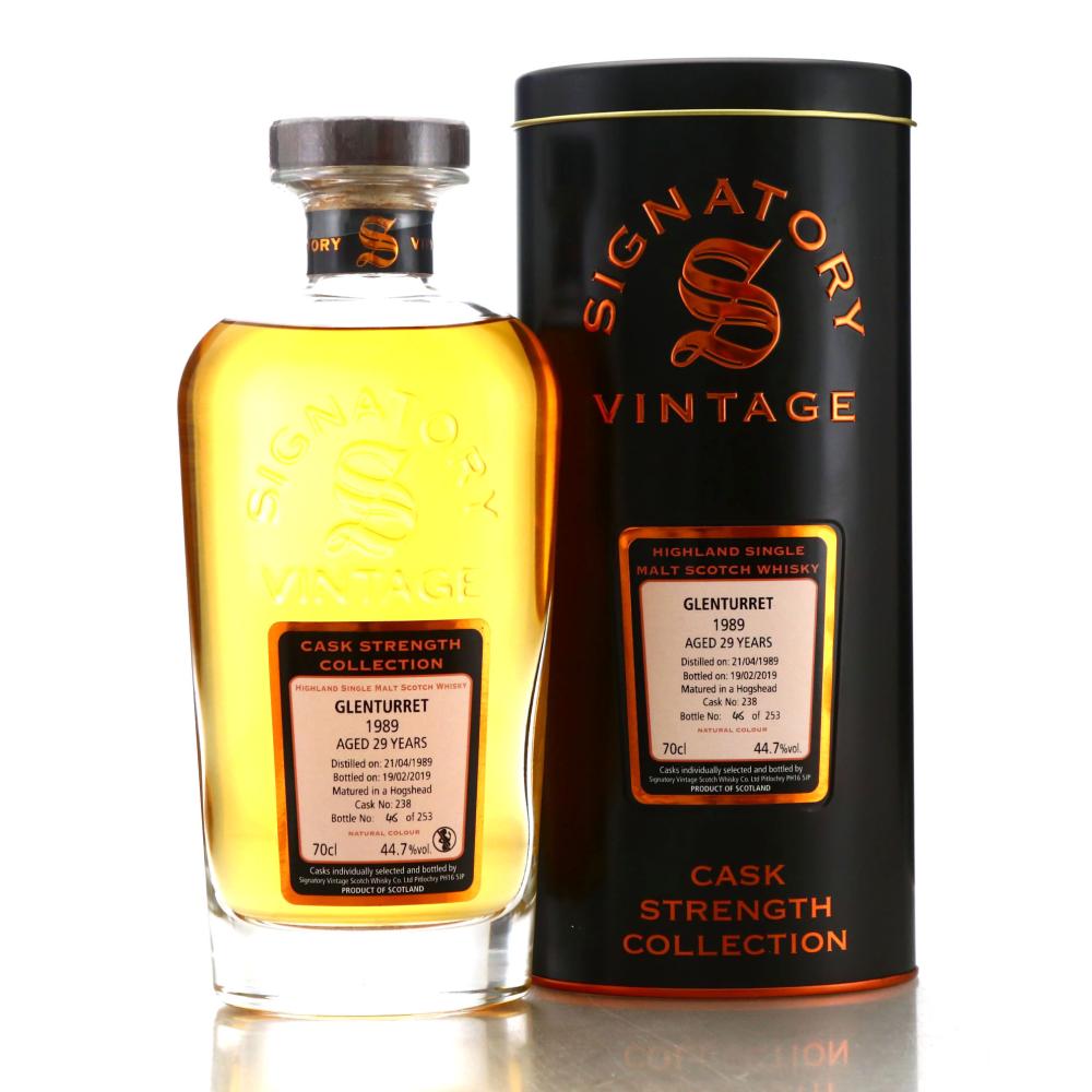 Glenturret 1989 Signatory Vintage 29 Year Old Cask Strength