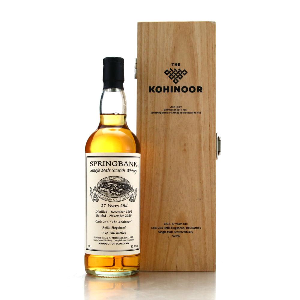 Springbank 1992 Private Cask 27 Year Old #244 / The Kohinoor