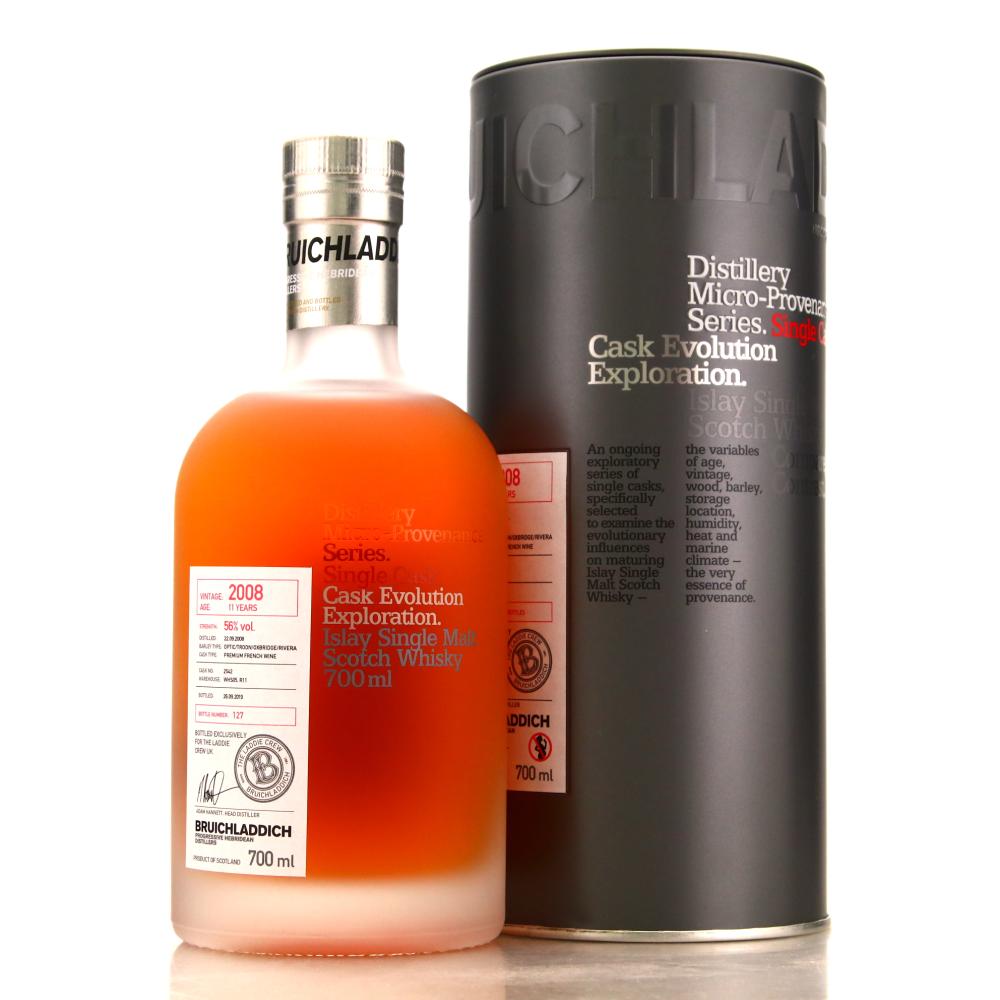 Bruichladdich 2008 Micro Provenance Single Cask 11 Year Old #2542 / Laddie Crew UK