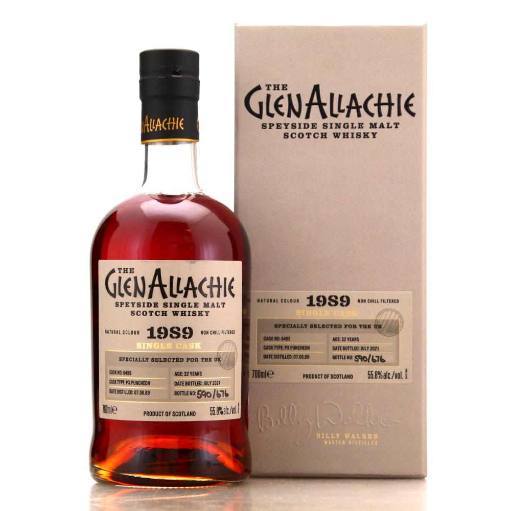 Glenallachie 1989 Single PX Puncheon 32 Year Old #6495 / UK