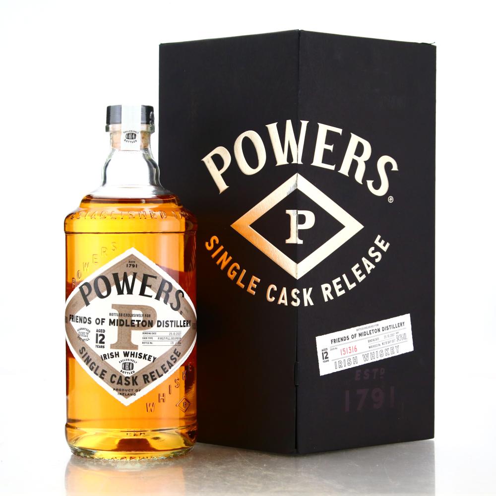 Powers 2007 Single Cask 12 Year Old #151316 / Friends of Midleton Distillery