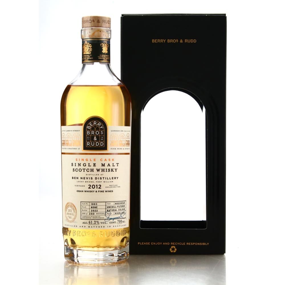 Ben Nevis 2012 Berry Brothers and Rudd / Oban Whisky & Fine Wines