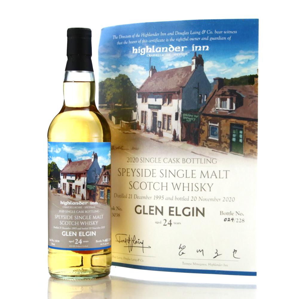 Glen Elgin 1995 Highlander Inn 24 Year Old