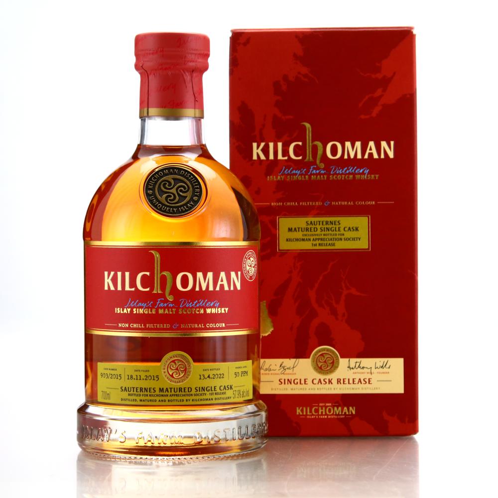 Kilchoman 2015 Sauternes Cask Matured / Kilchoman Appreciation Society - 1st Release