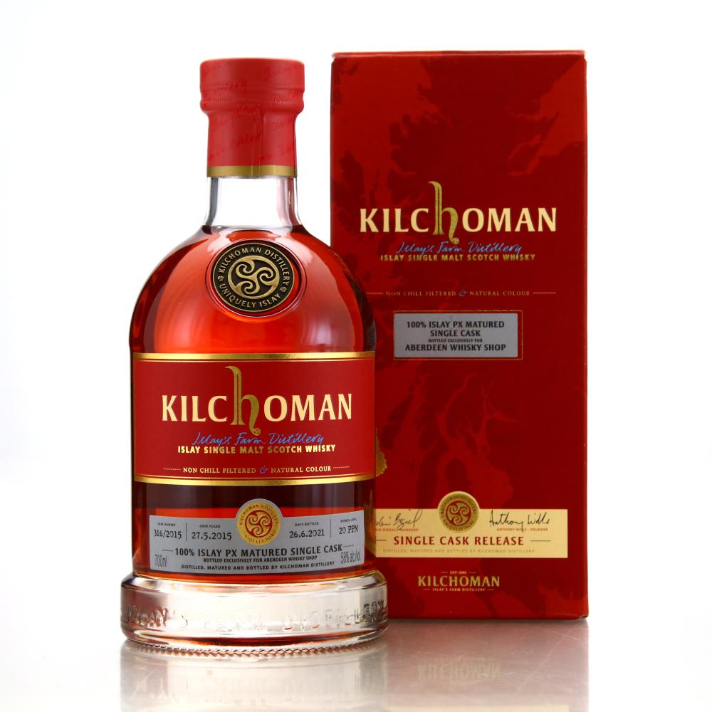 Kilchoman 2015 100% Islay Single PX Cask Finish #316 / Aberdeen Whisky Shop