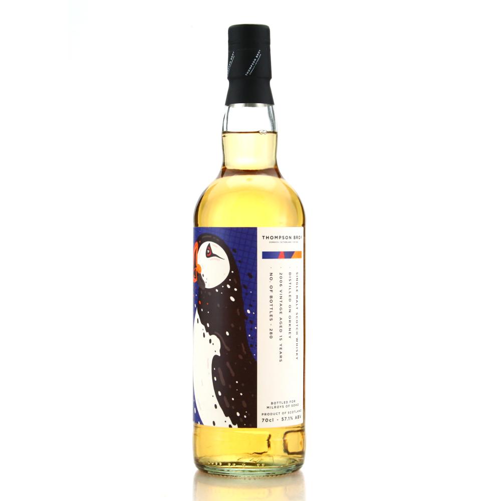 Orkney Single Malt 2006 Thompson Brothers 15 Year Old