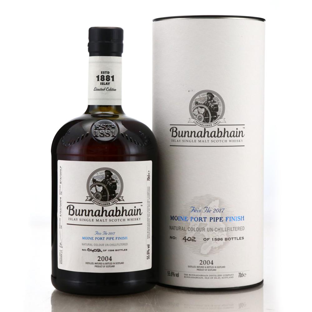 Bunnahabhain Moine 2004 Port Pipe Finish 12 Year Old / Feis Ile 2017