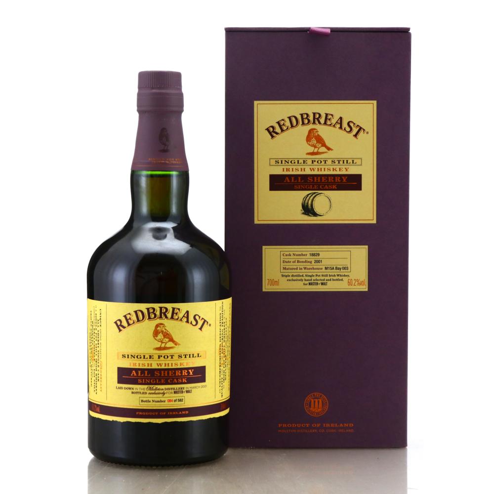 Redbreast 2001 Single Oloroso Sherry Cask #18829 / Master of Malt