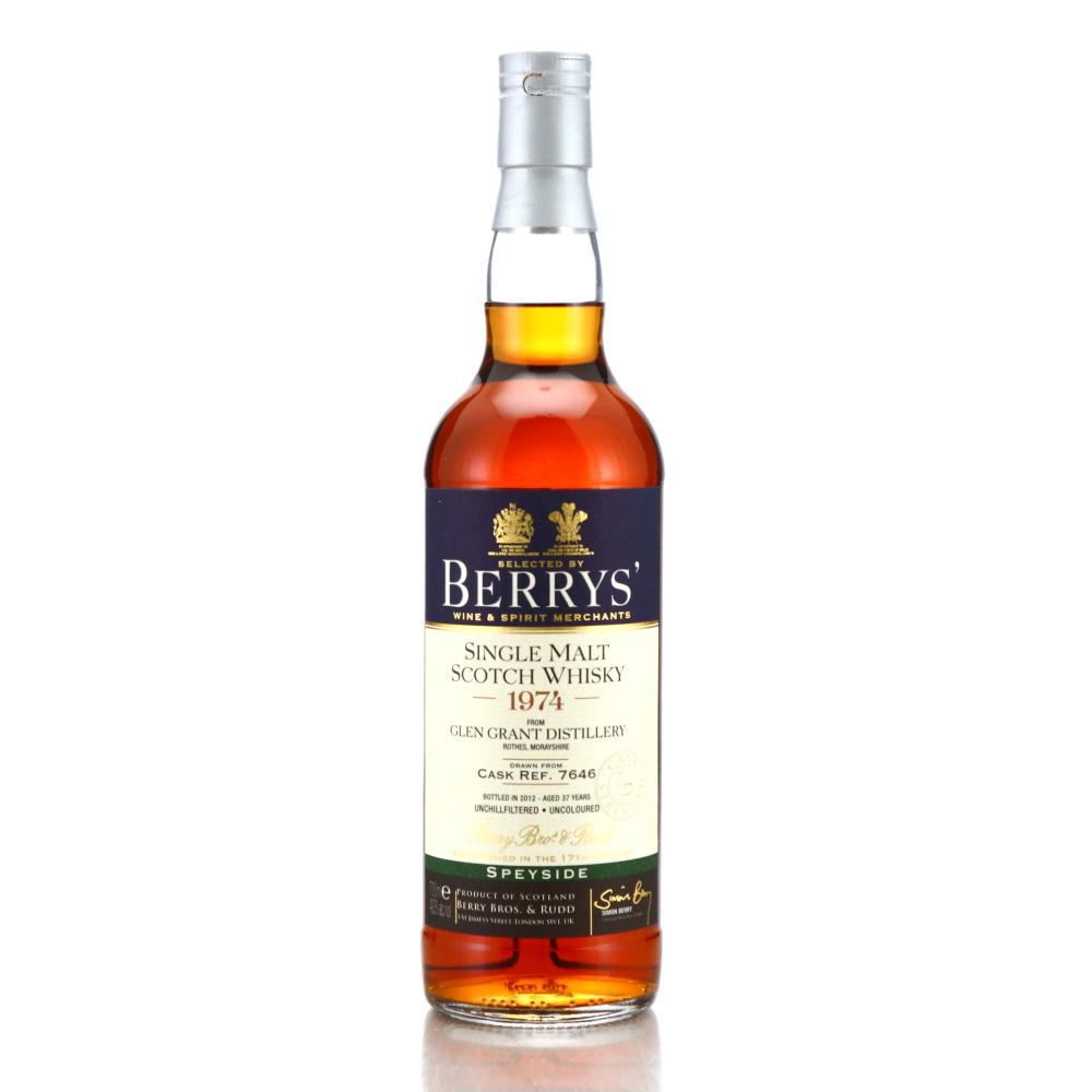 Glen Grant 1974 Berry Brothers and Rudd 37 Year Old