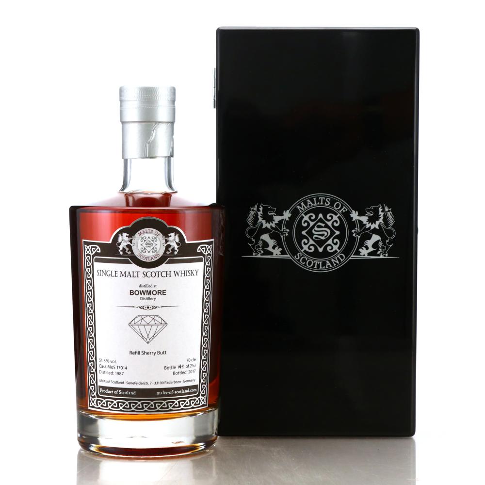 Bowmore 1987 Malts of Scotland Refill Sherry Butt