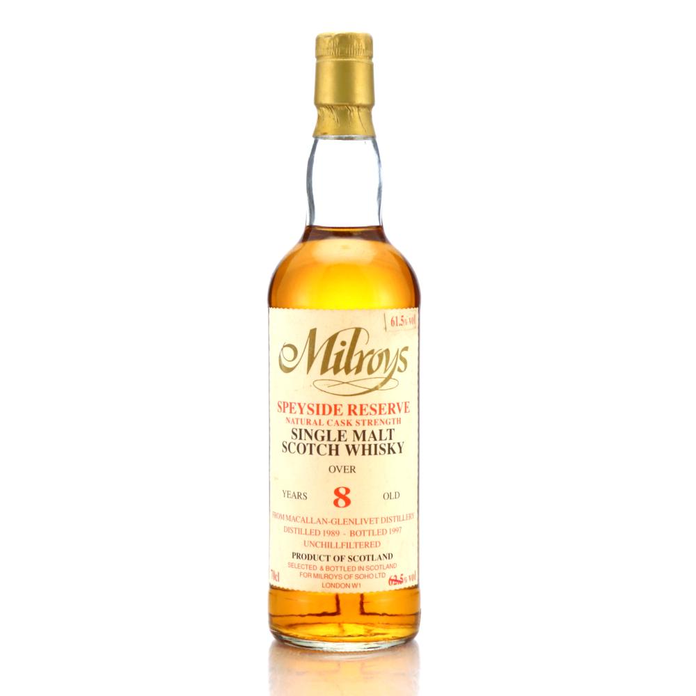 Macallan 1989 Milroy's 8 Year Old
