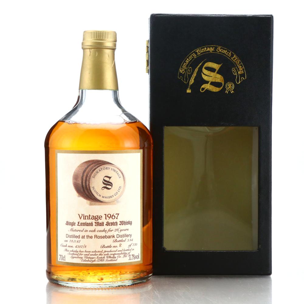 Rosebank 1967 Signatory Vintage 26 Year Old