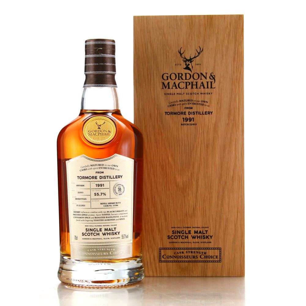 Tormore 1991 Gordon and MacPhail 30 Years Old Batch #22/013