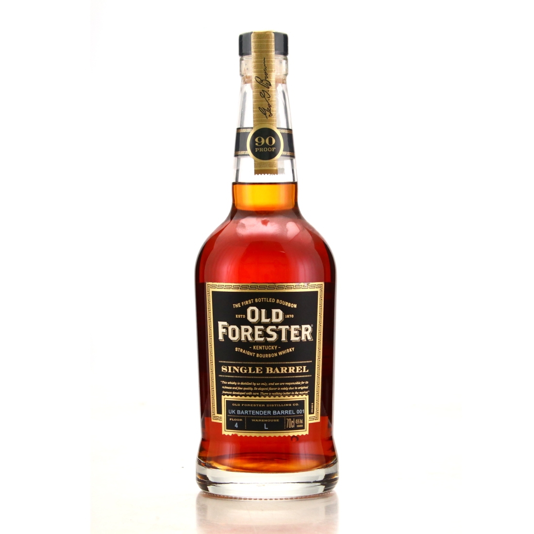 Old Forester Single Barrel / UK Bartender Barrel 001