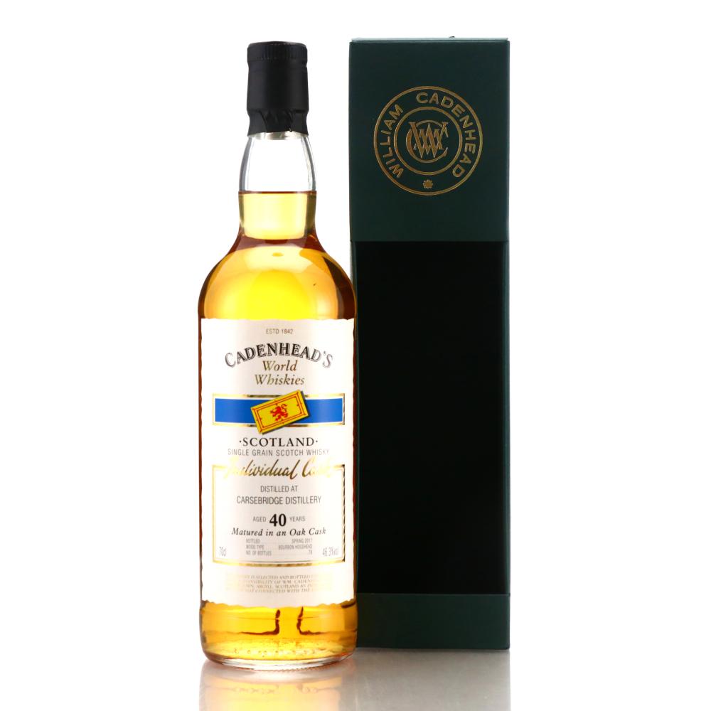 Carsebridge 40 Year Old Cadenhead's World Whiskies