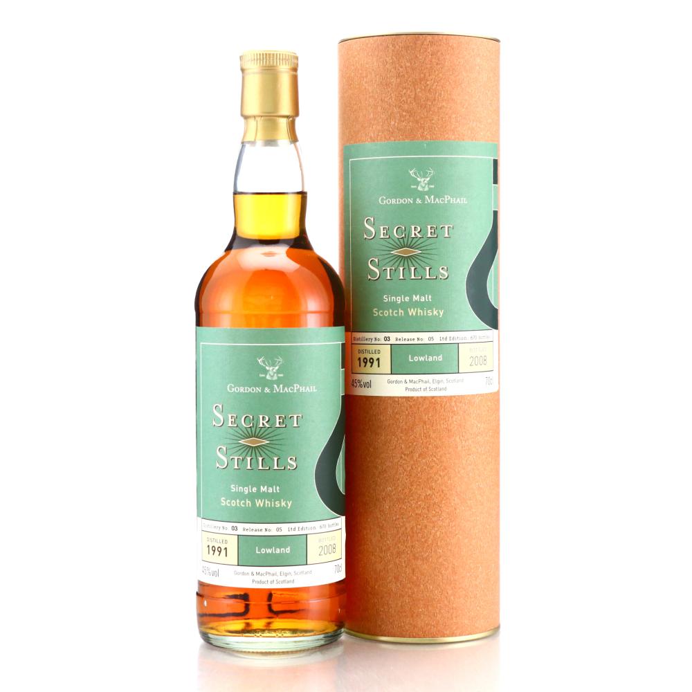 Auchentoshan 1991 Gordon and MacPhail Secret Stills 3.5