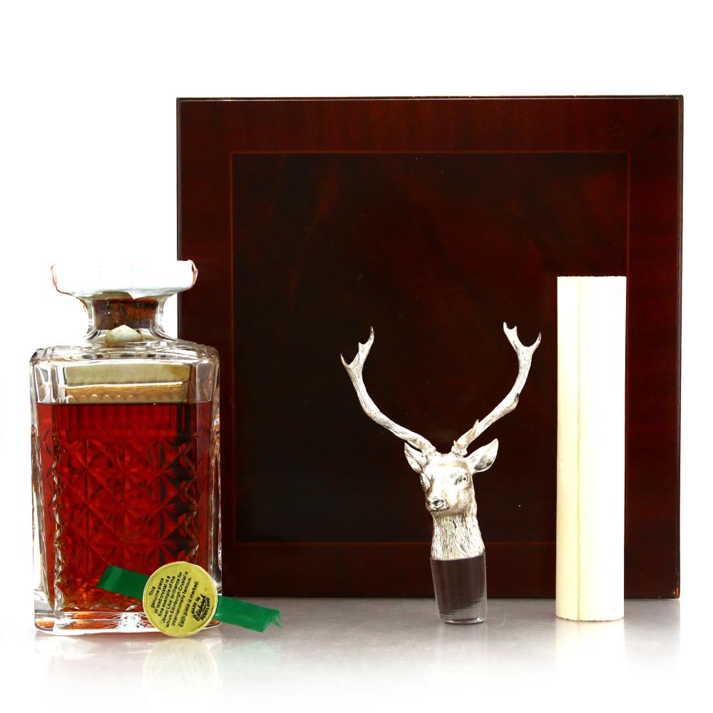 Glenfiddich 25 Year Old Silver Stag's Head Decanter