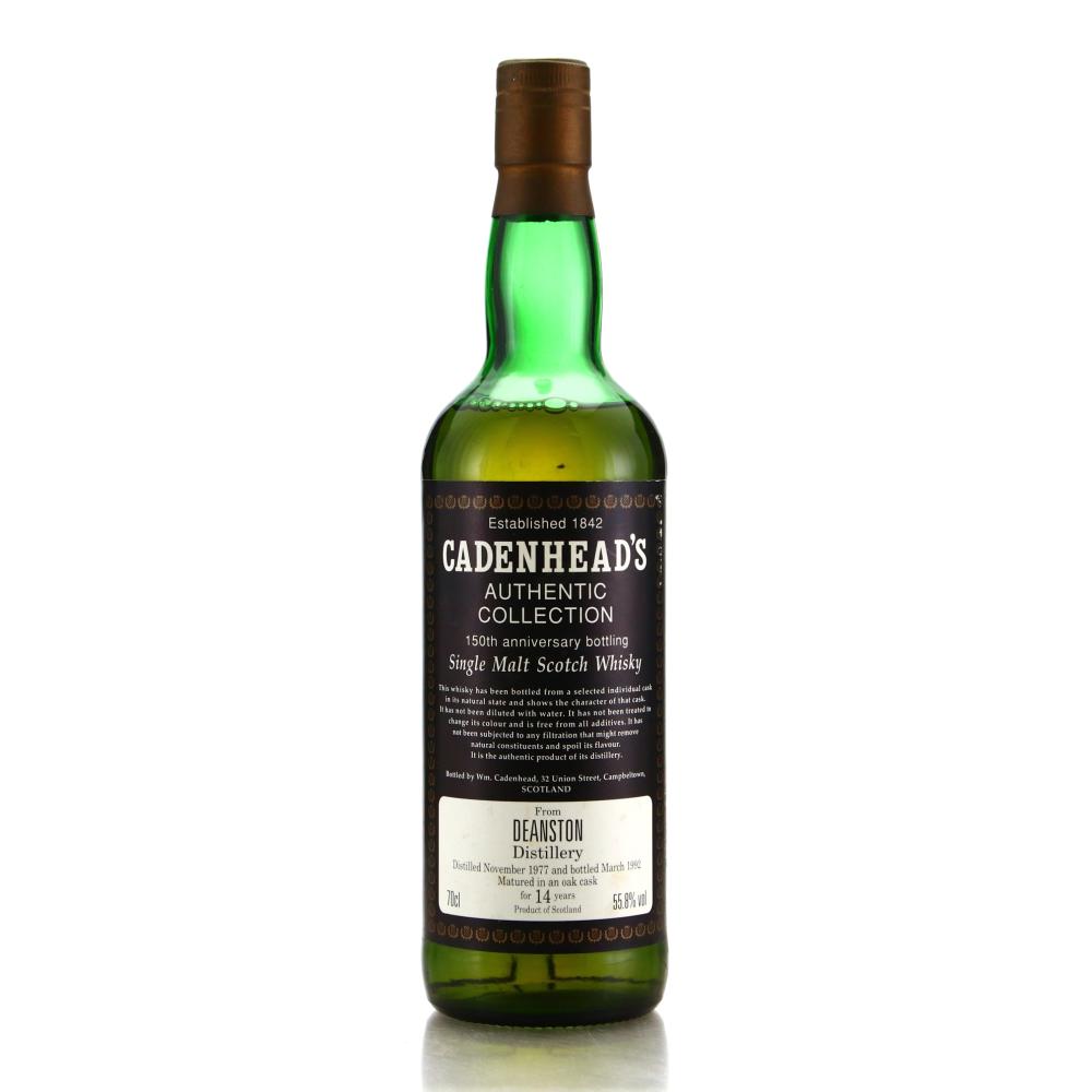 Deanston 1977 Cadenhead's 14 Year Old / 150th Anniversary