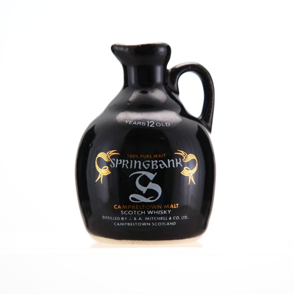 Springbank 12 Year Old Miniature Decanter 1980s