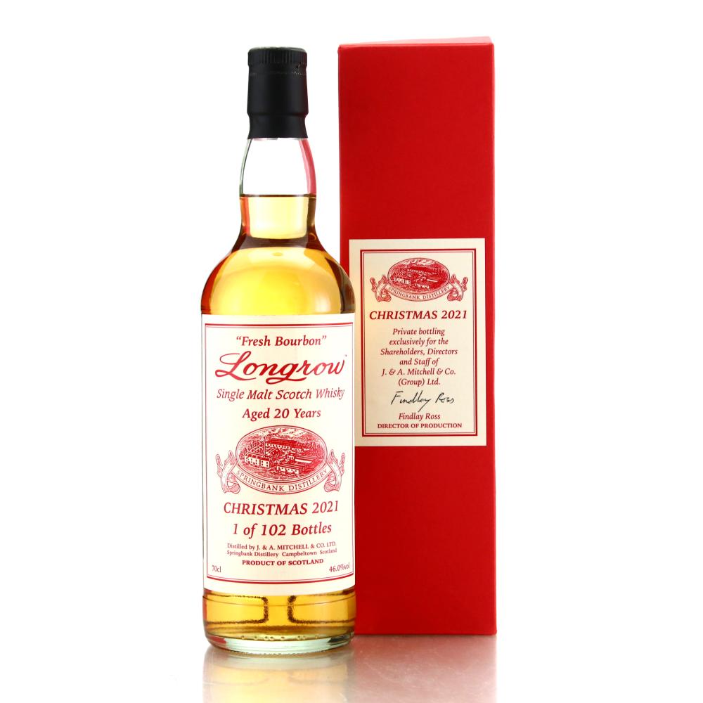 Longrow 20 Year Old Fresh Bourbon / Christmas 2021