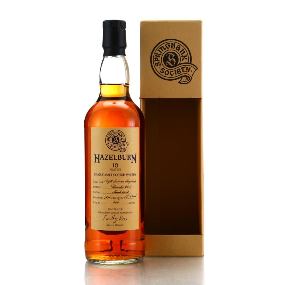Hazelburn 2007 Springbank Society 10 Year Old / Refill Sauternes Hogsheads