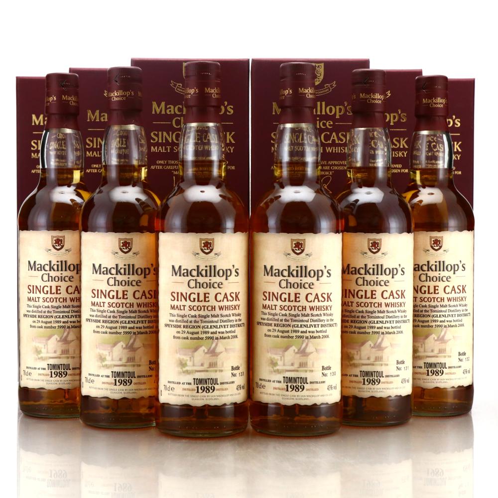 Tomintoul 1989 Mackillop's Choice 6 x 70cl / Case