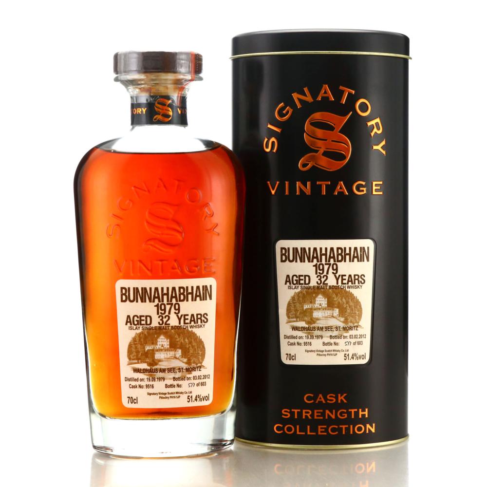 Bunnahabhain 1979 Signatory Vintage 32 Year Old Cask Strength / Waldhaus Am See