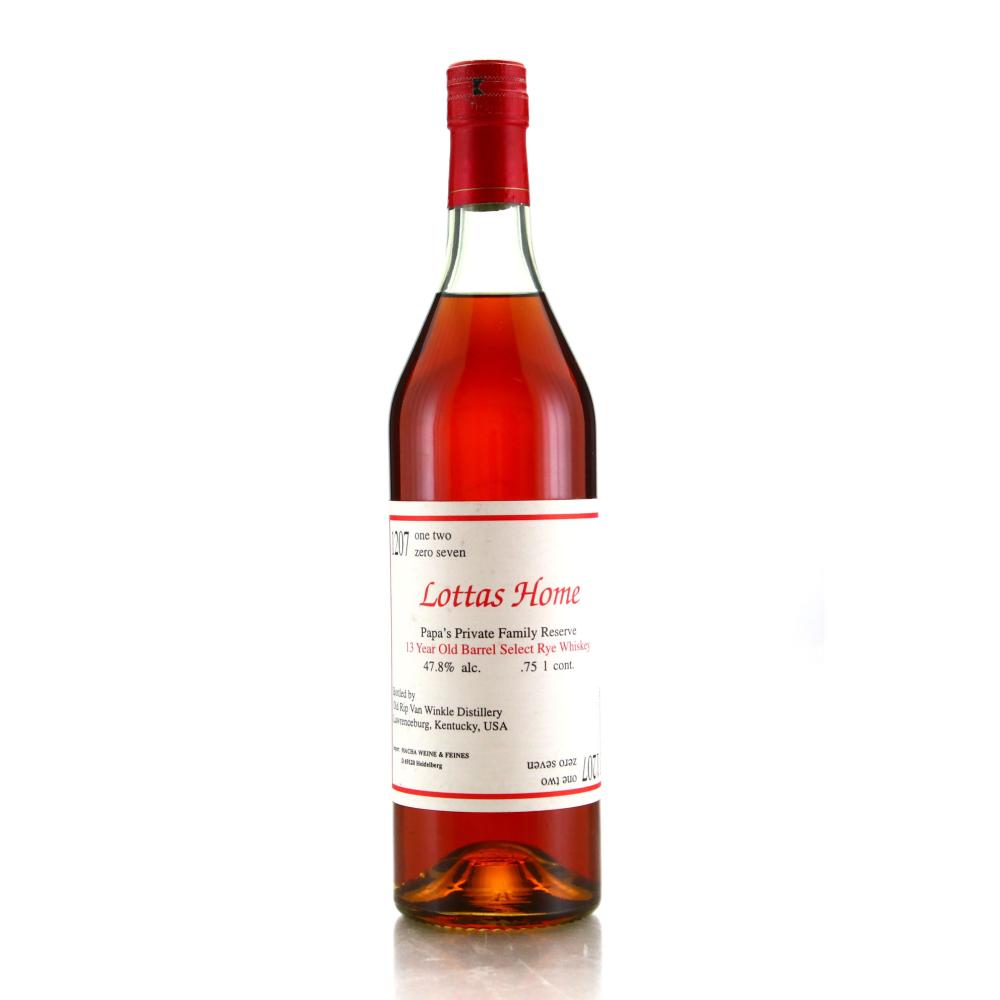 Image for Lottas Home 13 Year Old Papa's Private Reserve Rye 1998