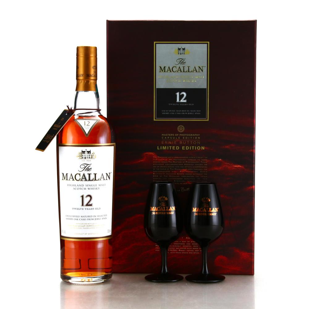 Macallan 12 Year Old Masters of Photography Ernie Button Gift Pack