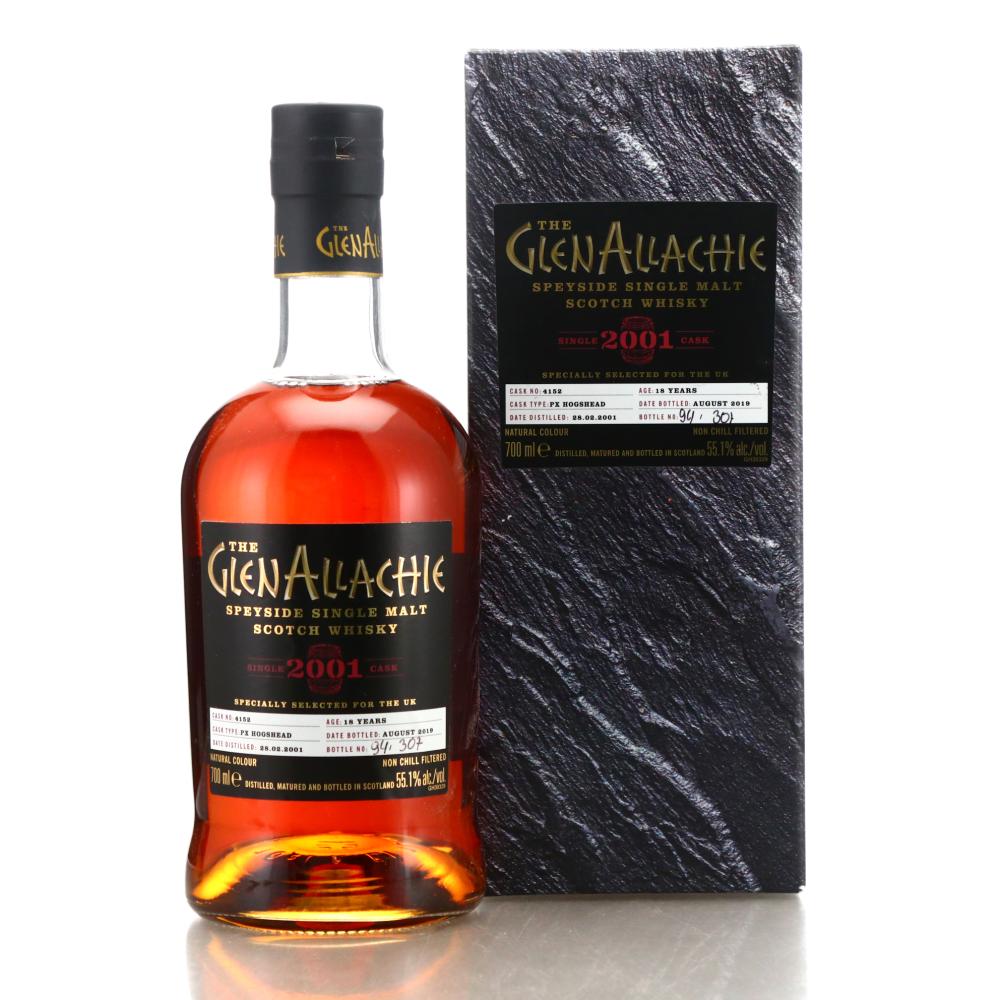 Glenallachie 2001 Single PX Cask 18 Year Old #4152 / UK