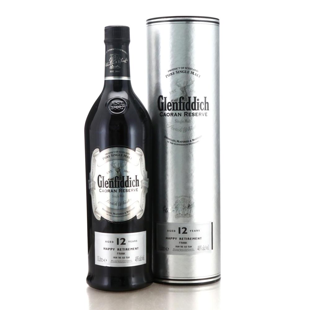 Glenfiddich 12 Year Old Caoran Reserve 1 Litre pre-2007 / Private Labeling 