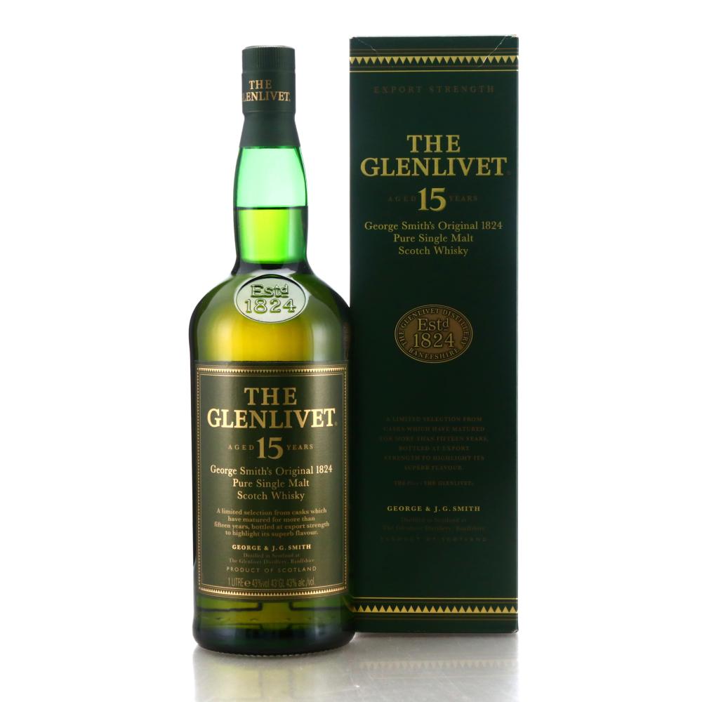 Glenlivet 15 Year Old 1 Litre pre-2004