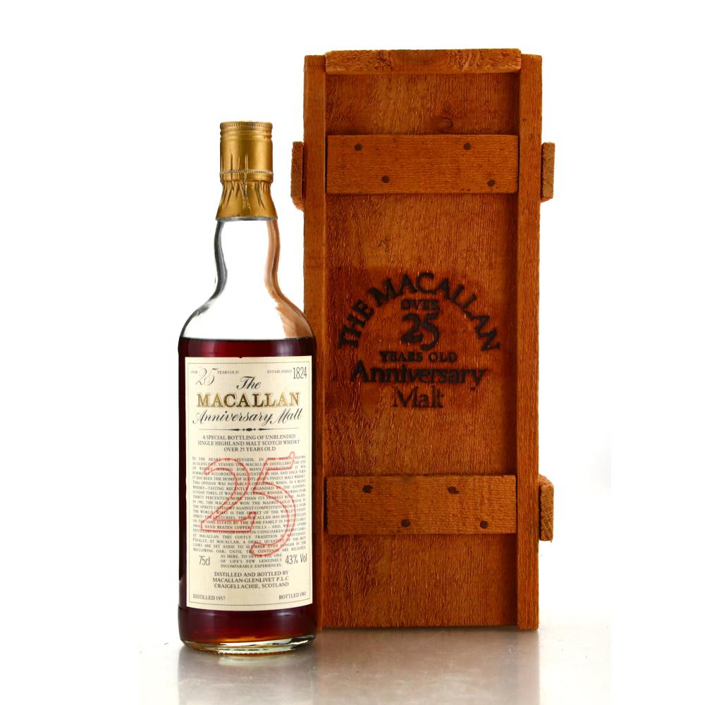 Macallan 1957 Anniversary Malt 25 Year Old