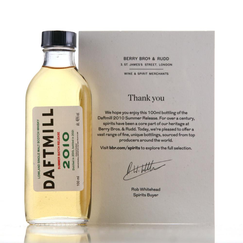 Daftmill 2010 Summer Batch Release 2021 Sample 10cl