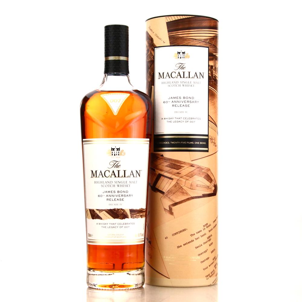 Macallan James Bond 60th Anniversary Release  / Decade 4