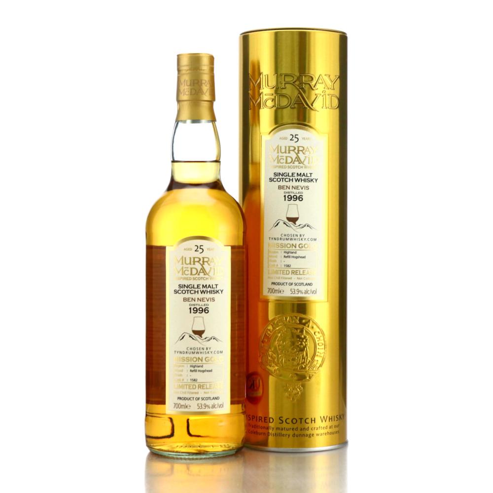 Ben Nevis 1996 Murray McDavid 25 Year Old Mission Gold / Tyndrum Whisky
