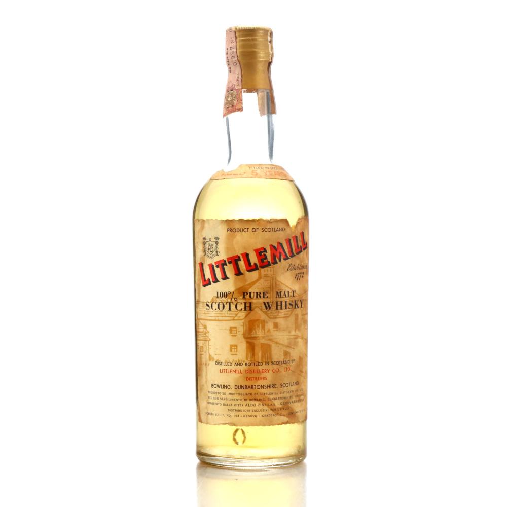 Littlemill 5 Year Old 1970s / Aldo Zini Import