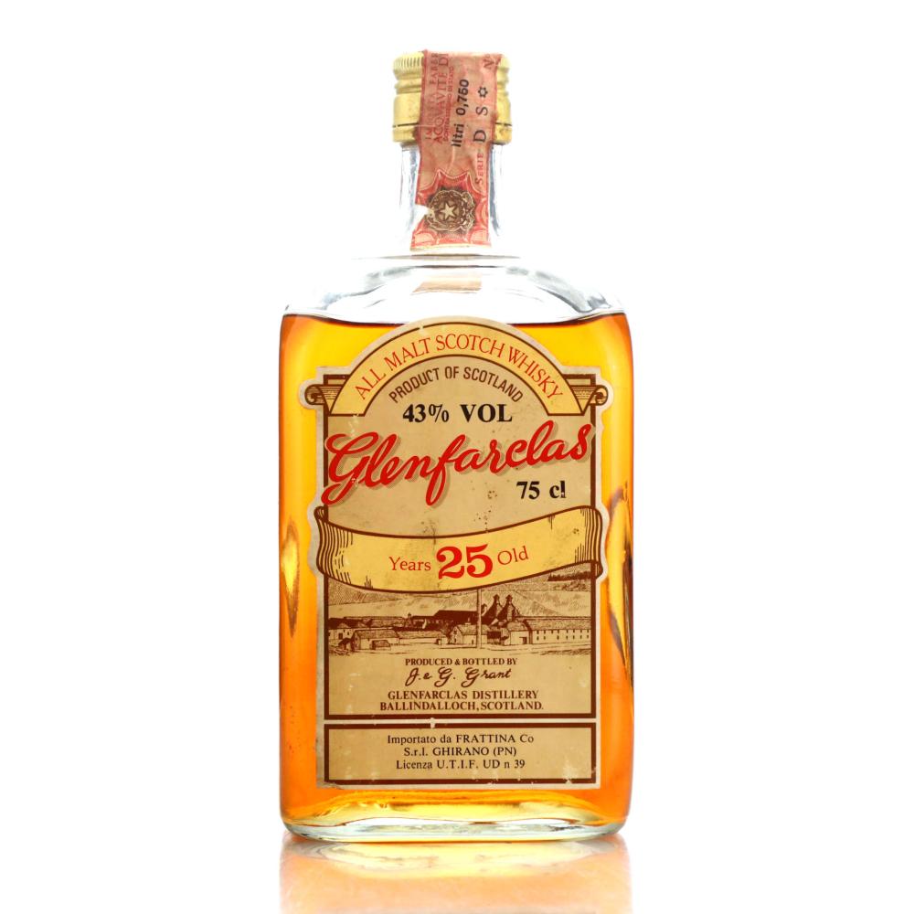 Glenfarclas 25 Year Old 1980s / Frattina Import