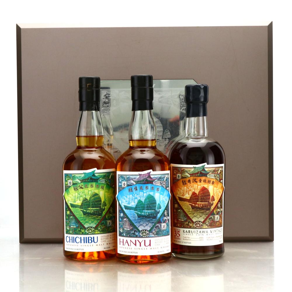 Chichibu, Hanyu and Karuizawa Premium Collection 3 x 70cl / SAFE Bubbles and Malt