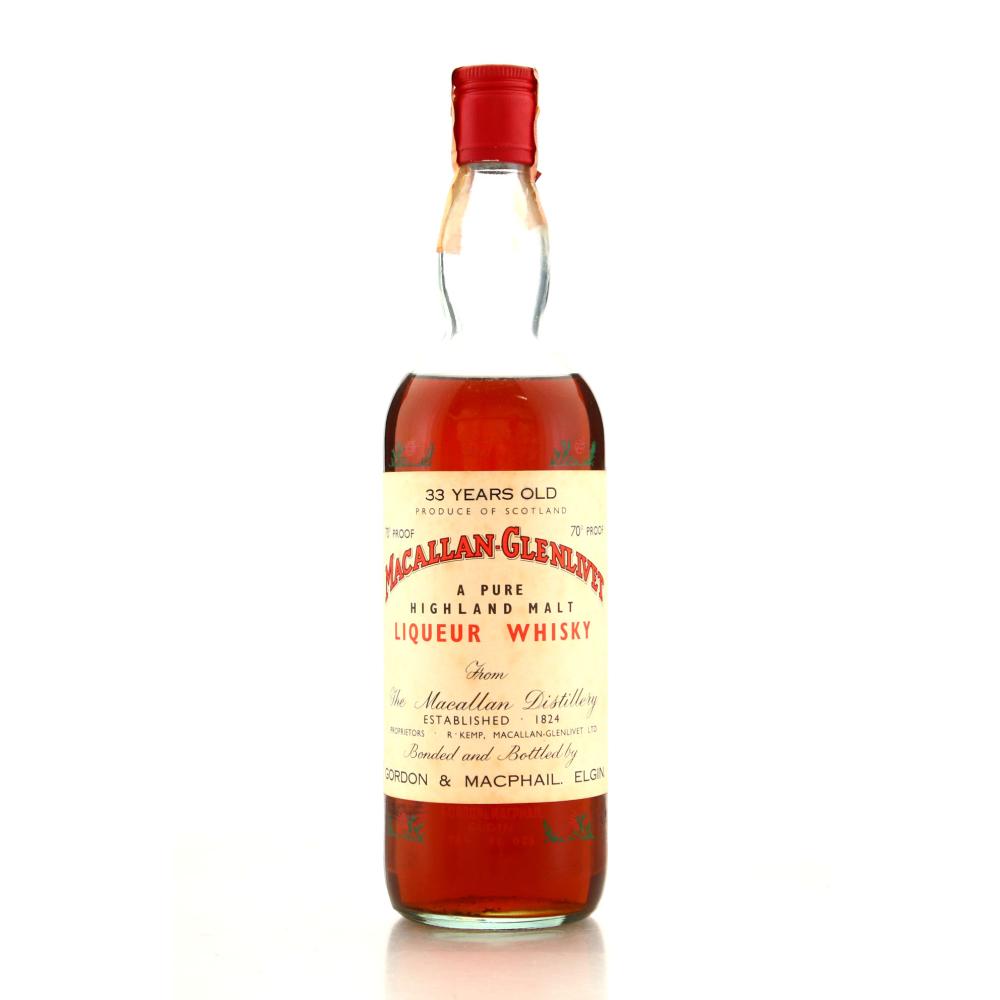 Macallan 33 Year Old Gordon and MacPhail 1970s